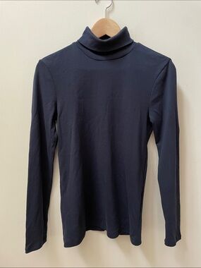 Joe Fresh Navy Cotton Turtleneck Sweater